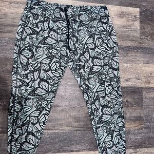 Danskin Now Monochrome Butterfly Leggings